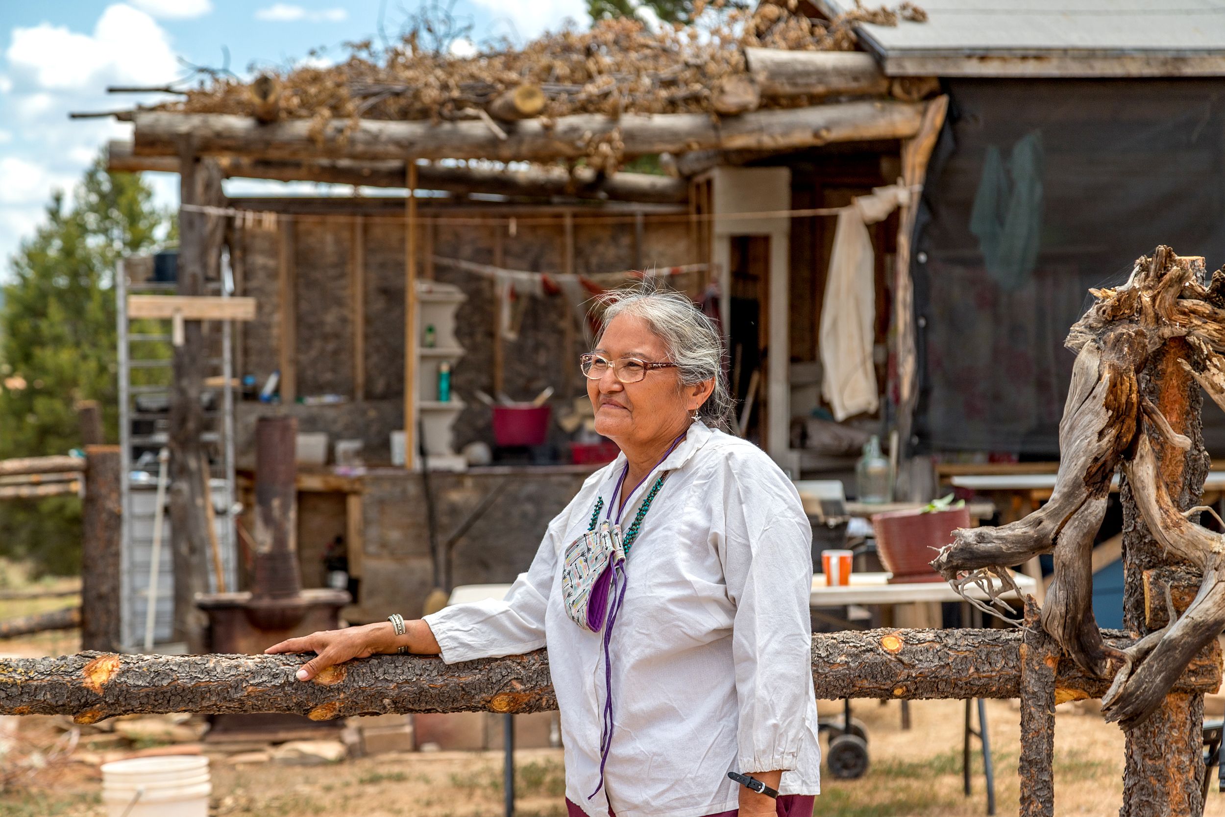Katherine Paymella, 59, lives in Black Rock, Ariz., in a home with no running water.